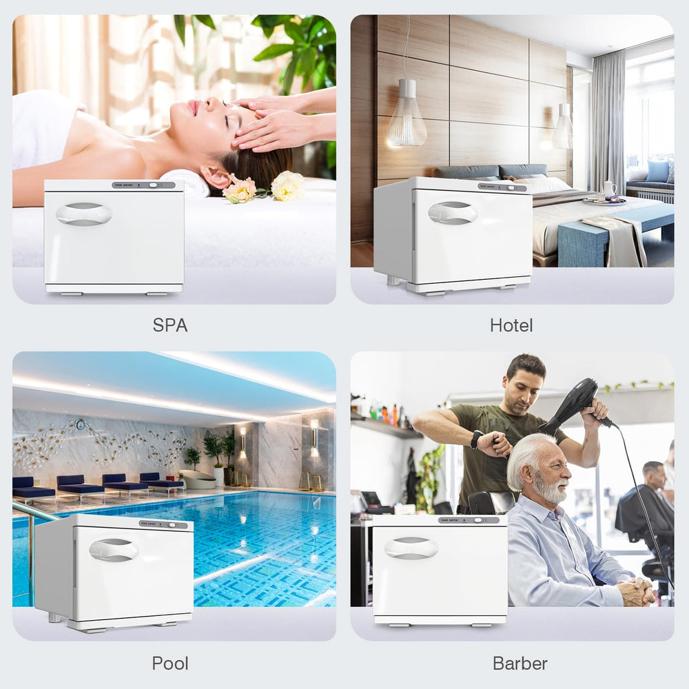 StateRiver towel warmer ideal for facial spa sessions at home.
