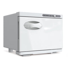 StateRiver towel warmer cabinet front view for ready-to-use spa towels.