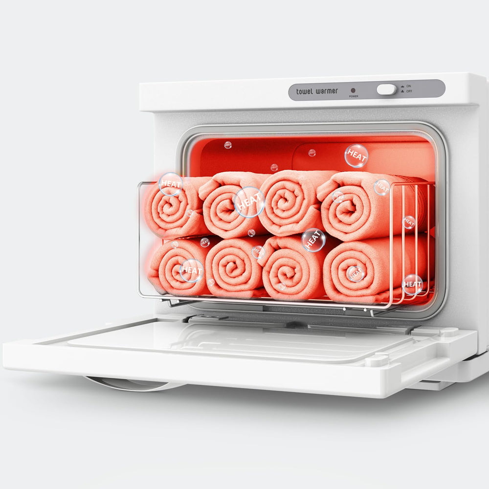 StateRiver towel warmer cabinet interior with rust-proof aluminum.