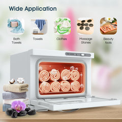 StateRiver towel warmer cabinet water drip tray for easy cleanup.