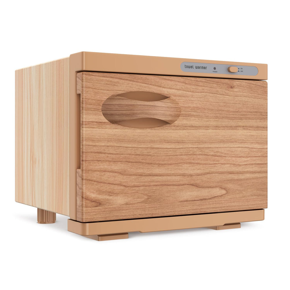 StateRiver towel warmer front view, compact 8L cabinet for spa use