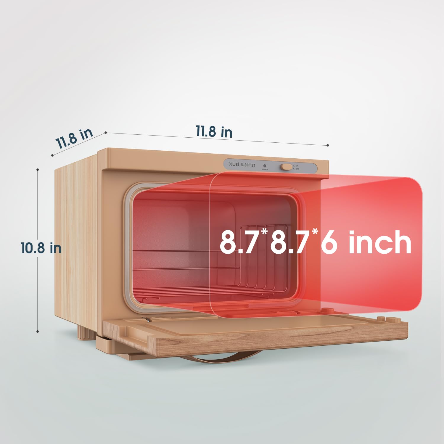 StateRiver towel warmer 70-inch cord allows flexible placement