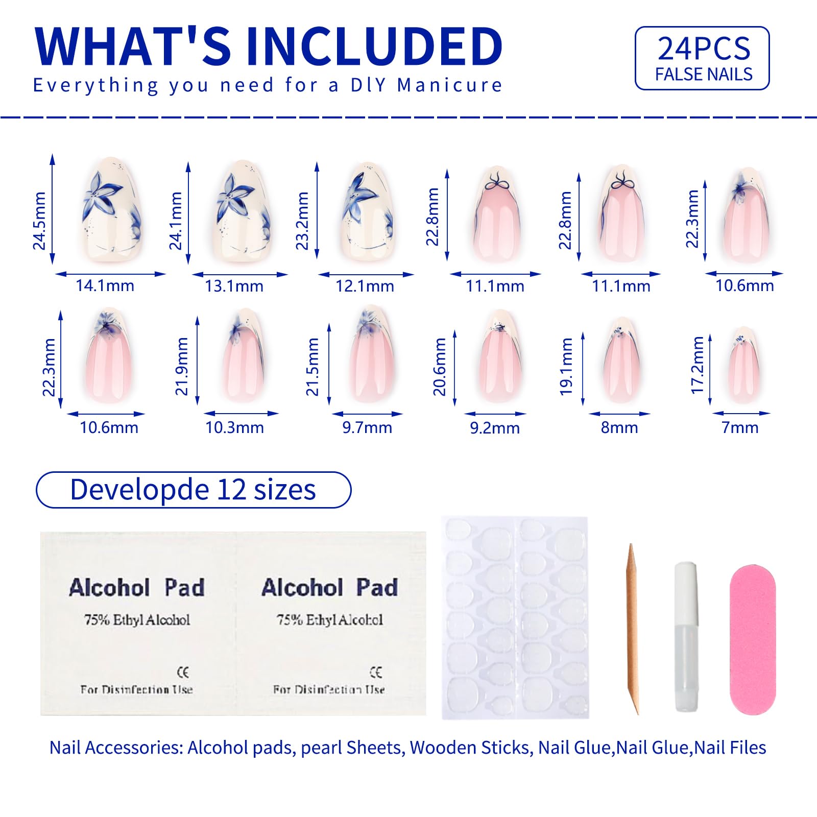 stbisen kit uñas pegamento natural para manicuras rápidas en casa