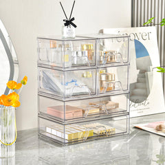 Stebopum transparent bathroom storage helps locate beauty essentials