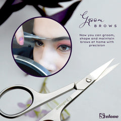 Stelone cuticle scissor with precision blades for neat, tidy cuticles.