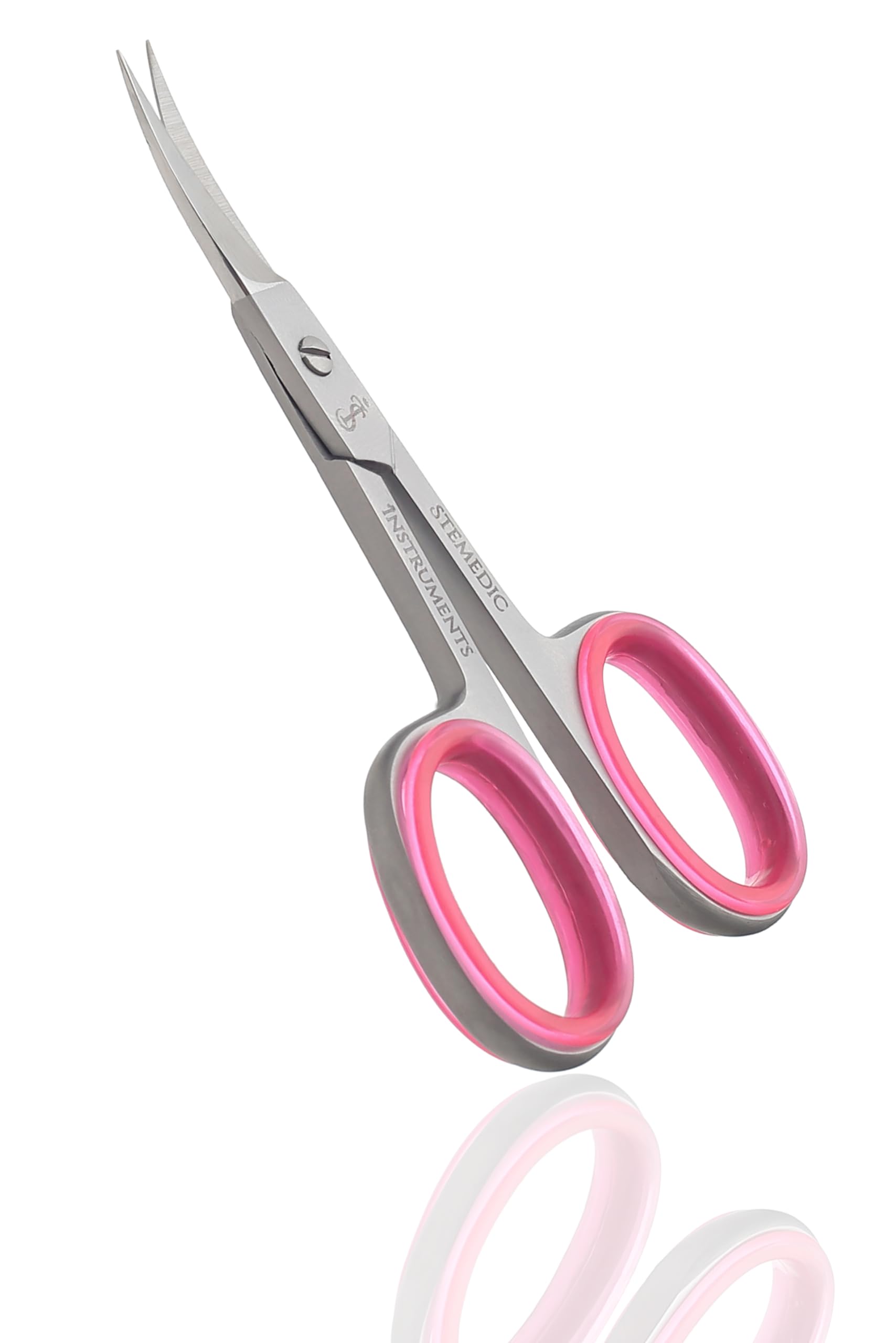 Stemedic Instruments curved-eyelashes close-up for safe eyelash grooming.