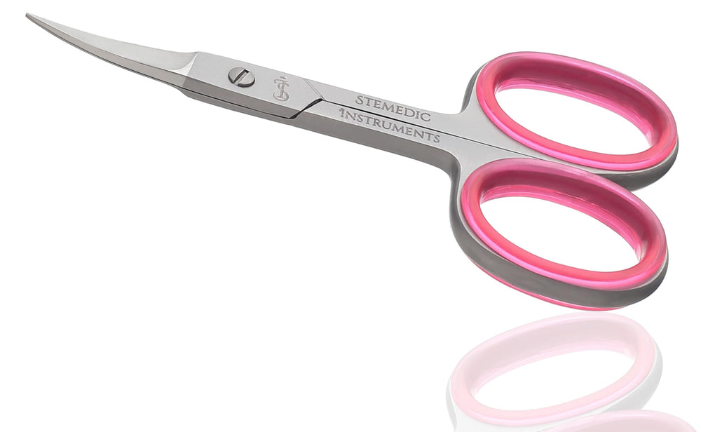 Stemedic Instruments curved-mustache-beard close-up for tidy facial hair.