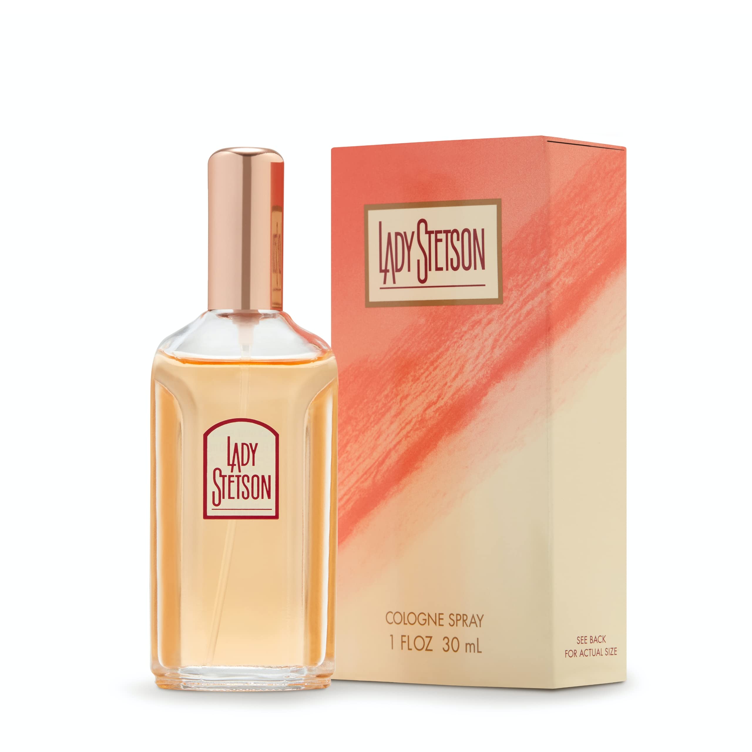 Stetson Lady Stetson bottle front, portable elegance for daily wear.