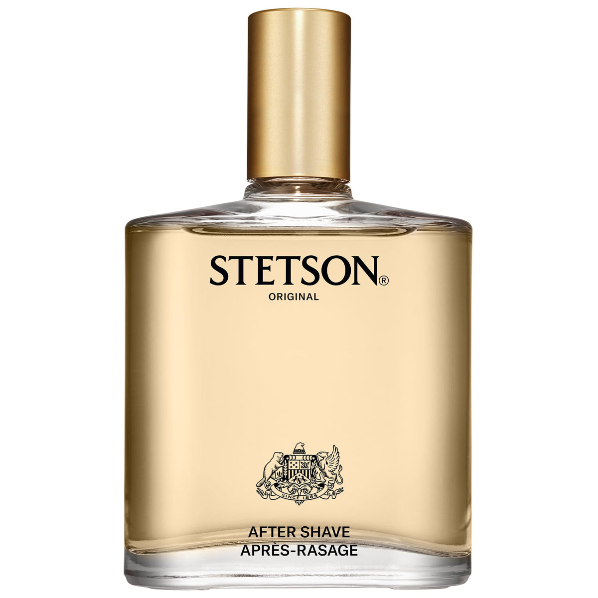 Stetson Original After Shave bottle showcases rugged elegance for daily grooming.
