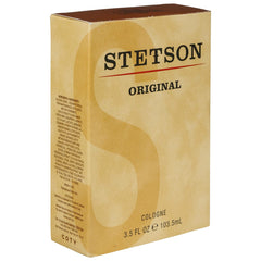 Stetson Original Cologne application imagery suggesting confident all-day wear.