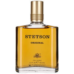 Stetson Original Cologne bottle close-up, timeless masculine scent for daily wear.