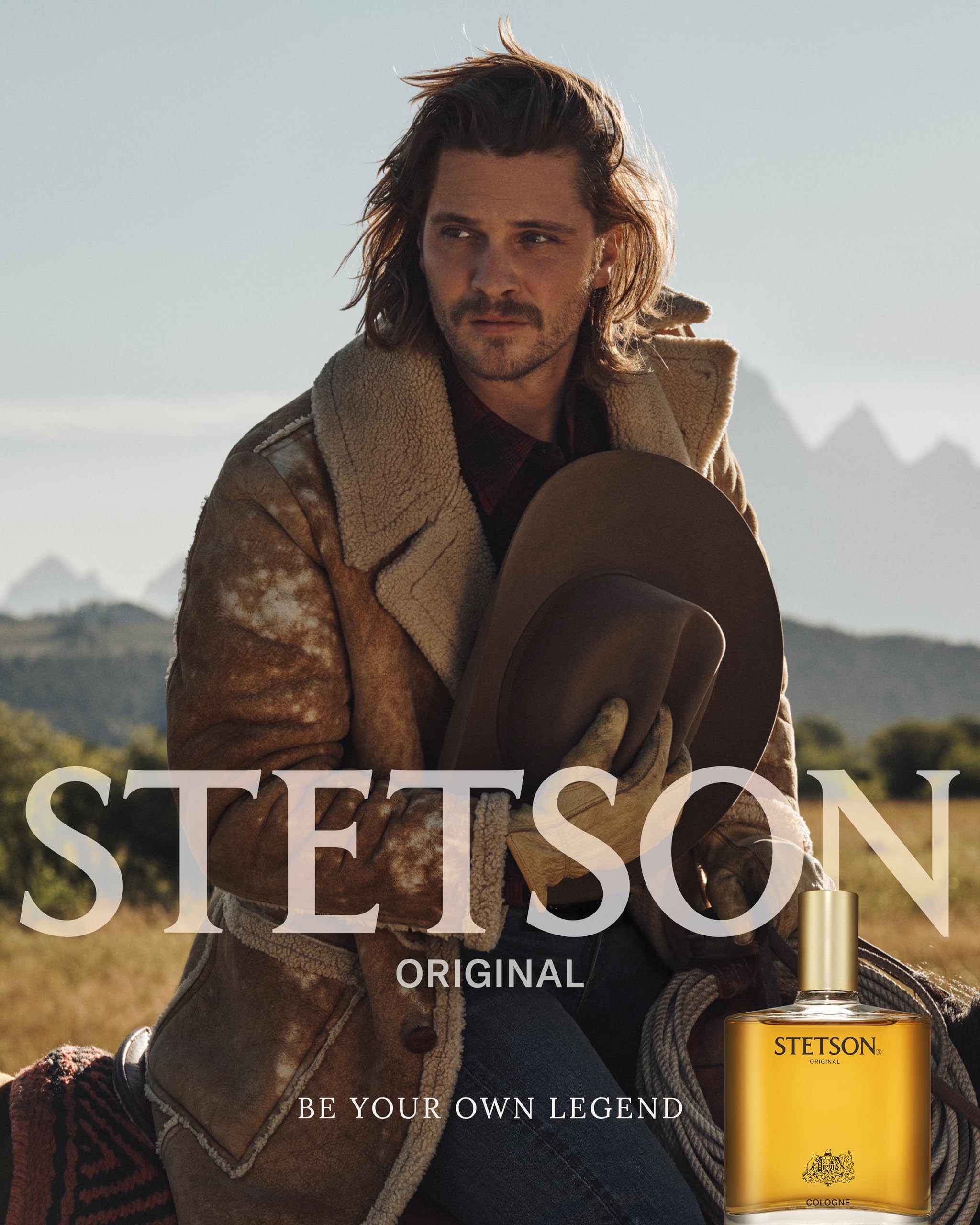 Stetson Original top notes with sage and citrus for a fresh opening