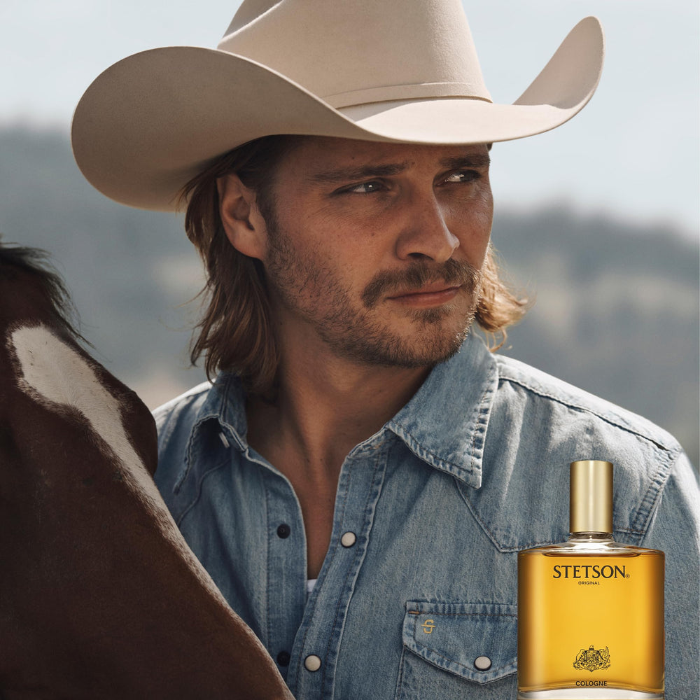 Stetson Original travel-size packaging ready for on-the-go use