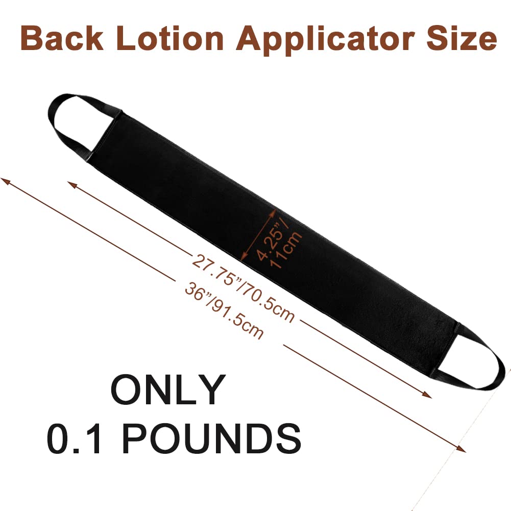 STEUGO back lotion application supports summer sunscreen or winter moisturizers.