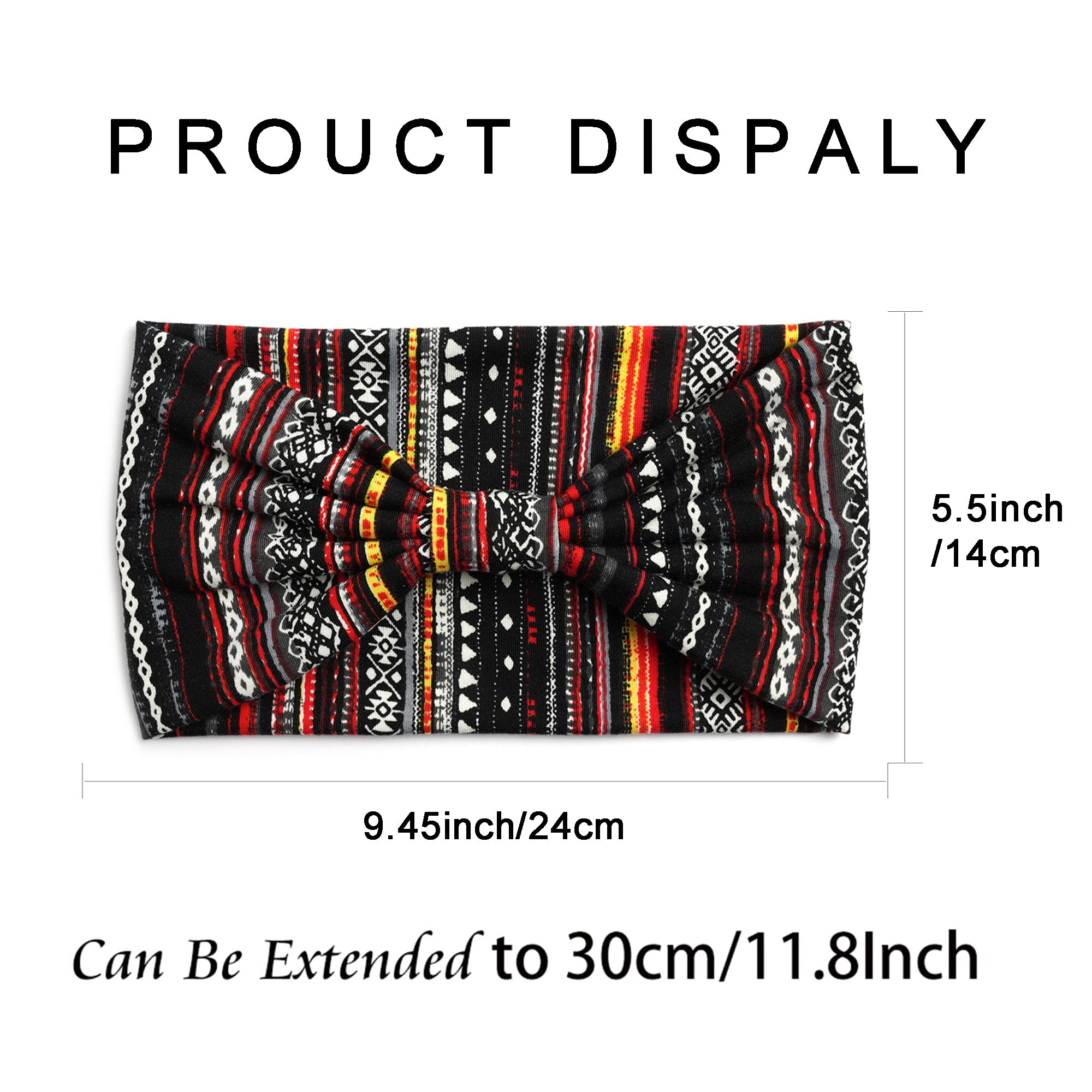 Banda boho STGDAK con 4 colores, estilo para combinar con ropa diaria.