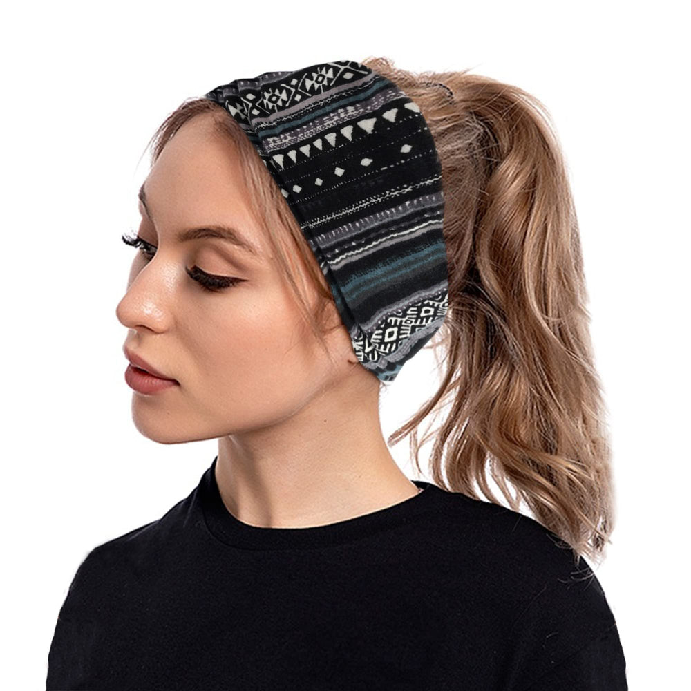 Bandas boho STGDAK con estampados, combina con distintos looks.