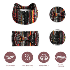 Banda boho STGDAK transpirable, ideal para yoga y correr.