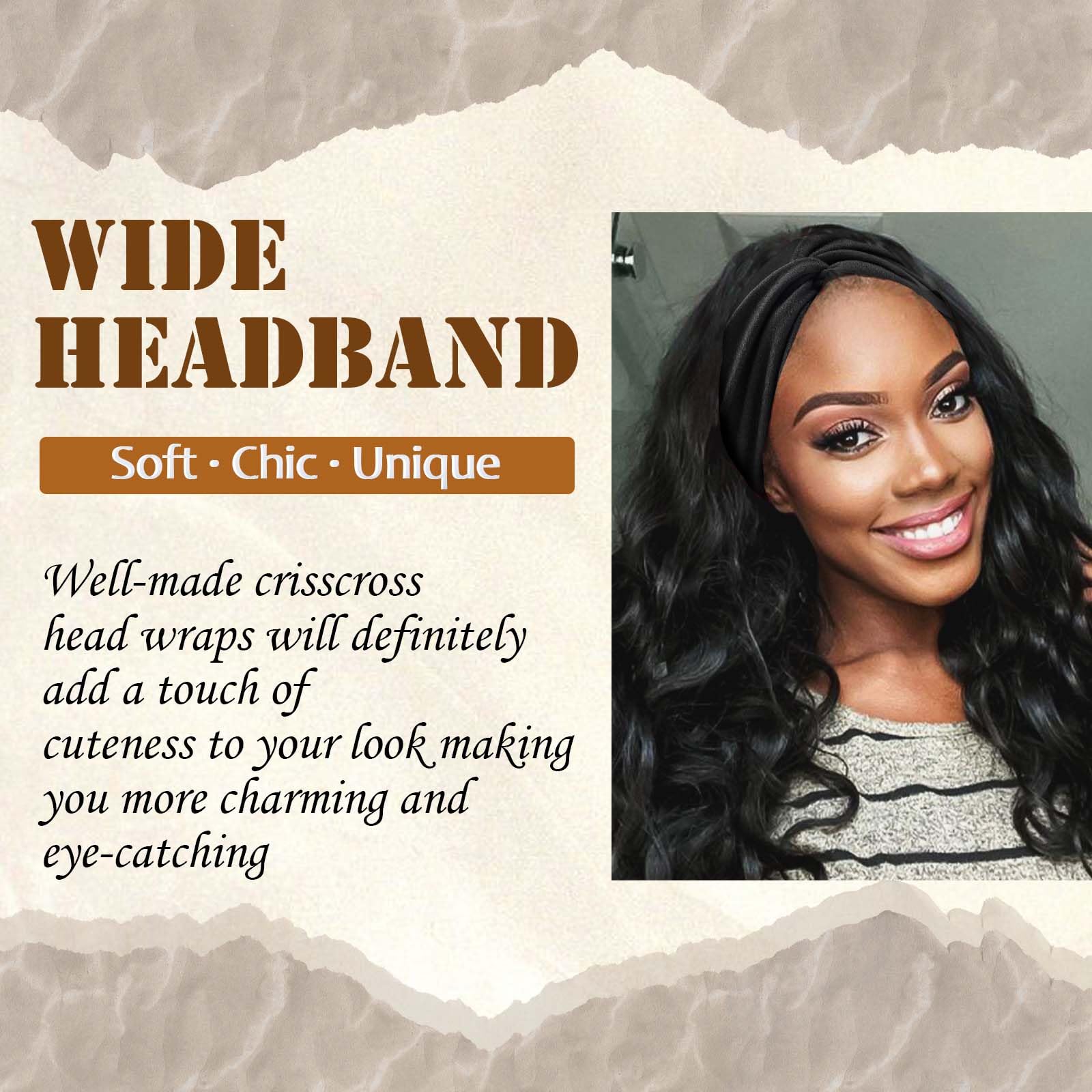 STGDAK soft fabric boho headband for daily wear