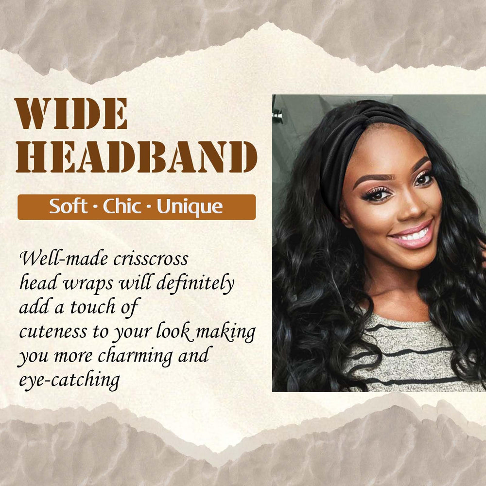 STGDAK soft fabric boho headband for daily wear