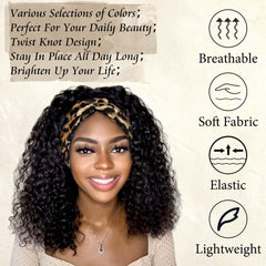 STGDAK multi-color hair wrap scarf for quick outfits