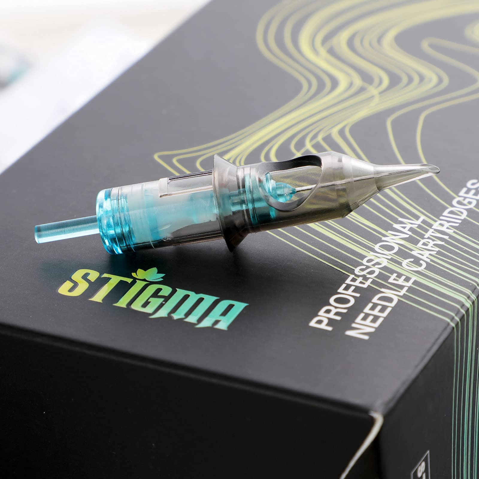 STIGMA Aquamarine Knight aguja 1207RL, ideal para detailing detallado.