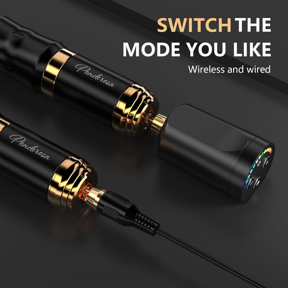 STIGMA battery pack 1400mAh enables cordless sessions and extended practice.