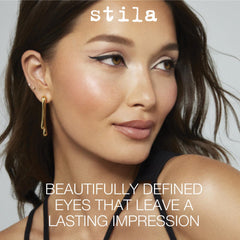 Stila Stay All Day Eyeliner glide dries fast with no smudge.