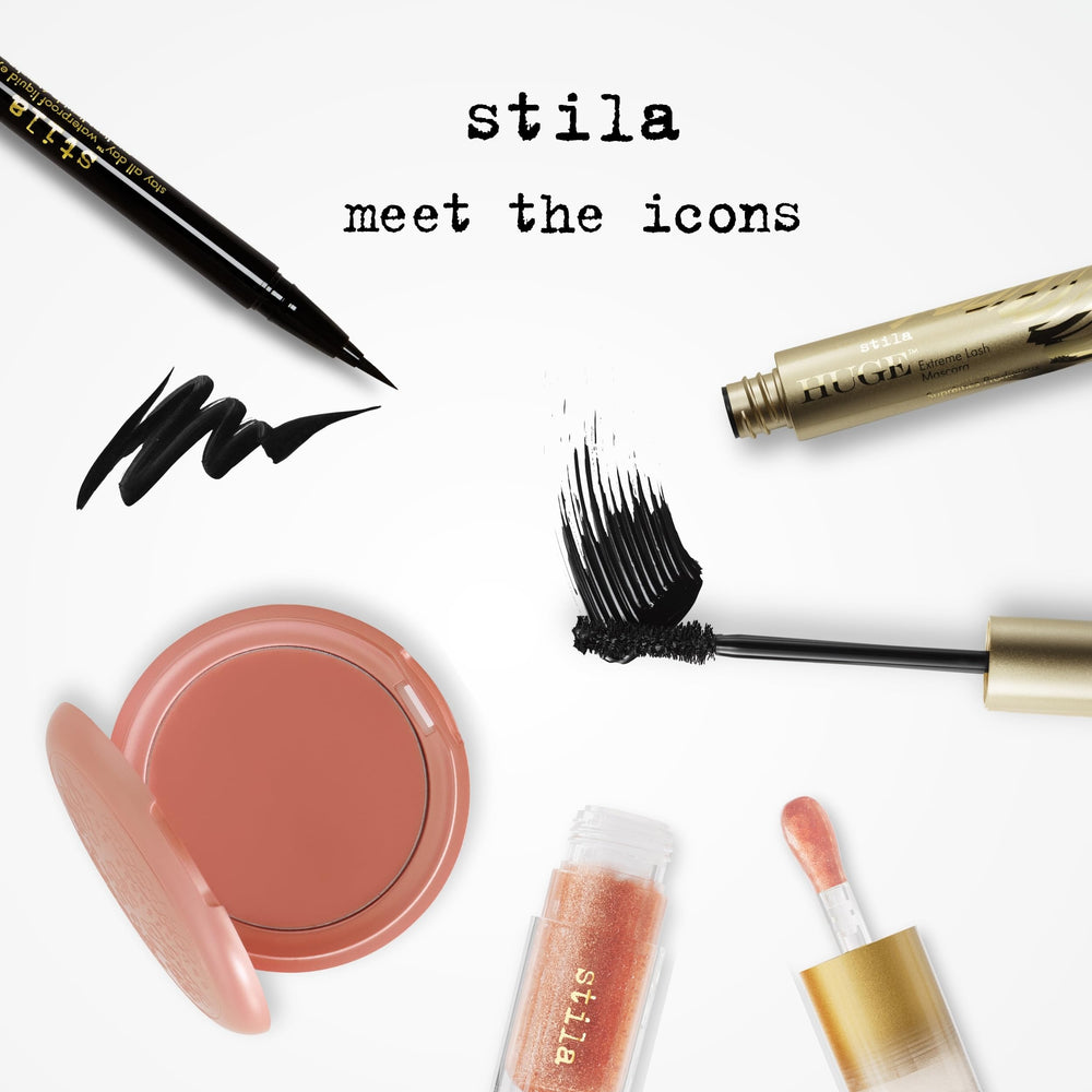 Stila Intense Black shade adds dramatic definition with a smooth line.