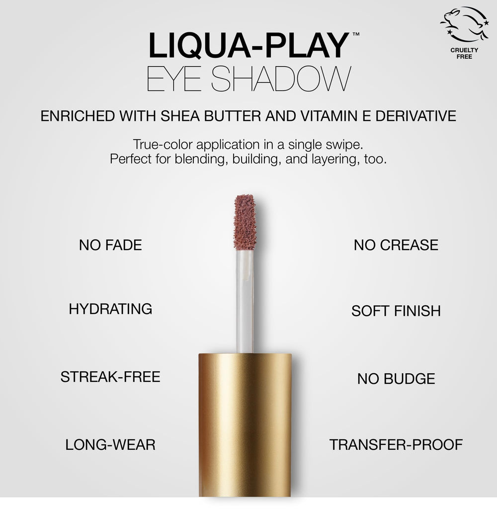 Stila Liqua Play matte swatch on skin demonstrates color-true, buildable coverage.
