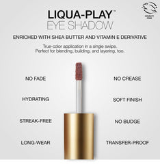 Stila Liqua Play matte swatch on skin demonstrates color-true, buildable coverage.