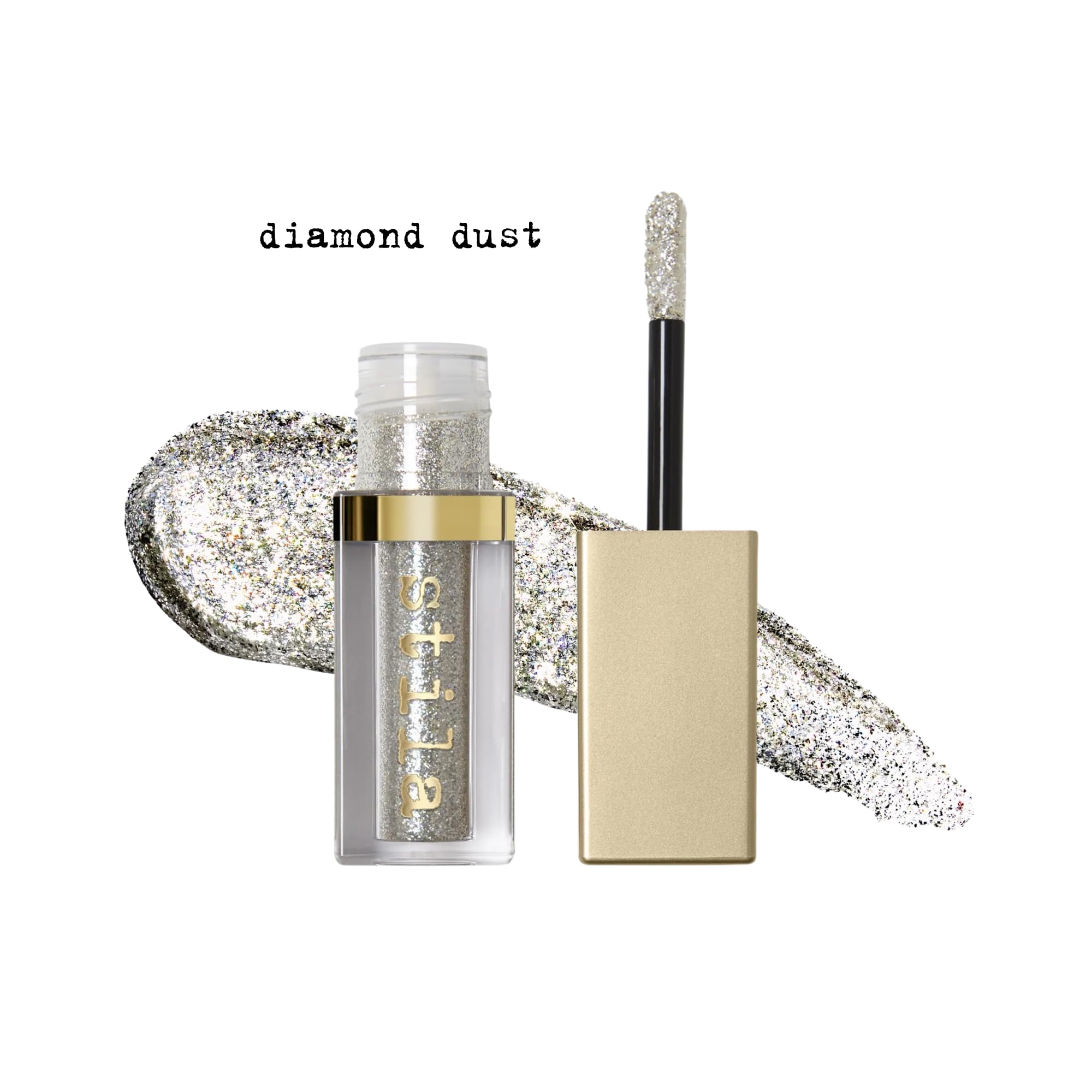 Sombra líquida Stila Magnificent Metals para una aplicación suave y uniforme.