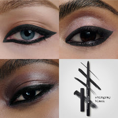 Vibrant swatch of Stila Stay All Day gel liner shows instant color payoff.