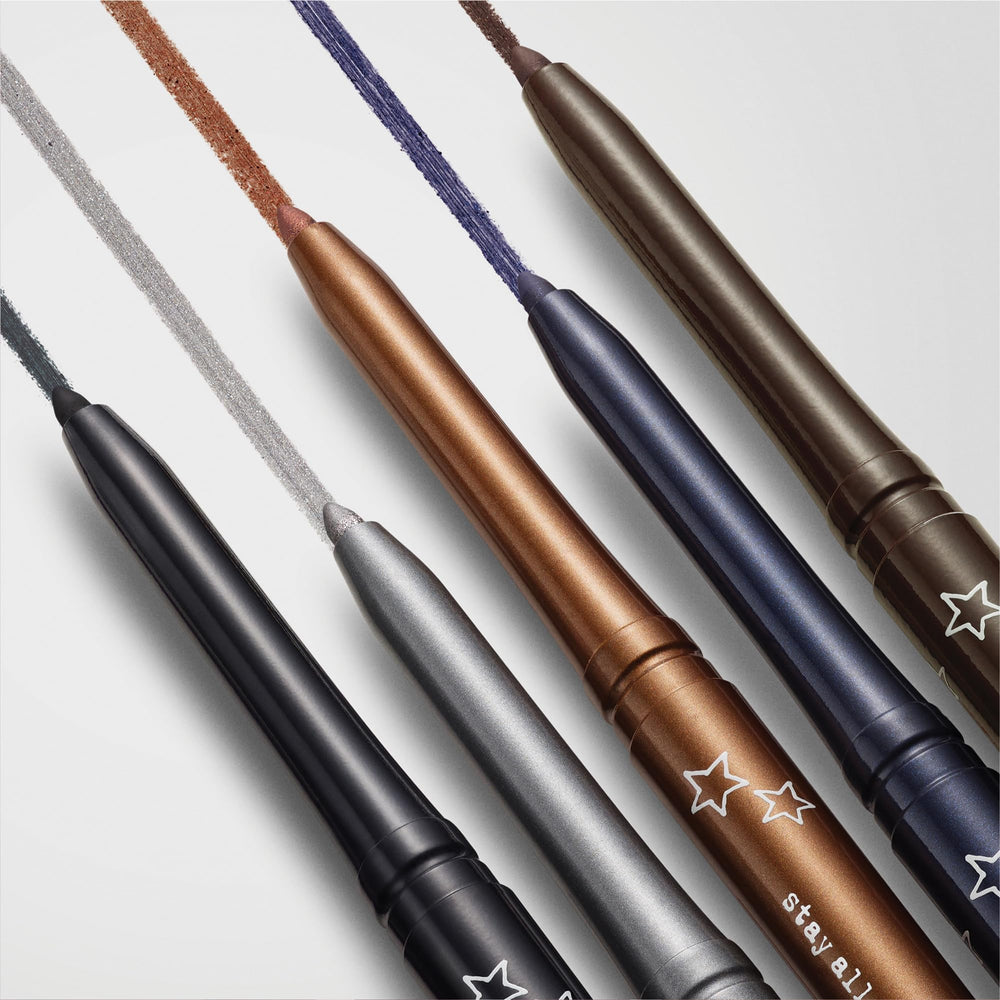 stila Stay All Day Smudge & Set gel liner delivers color-rich finish.