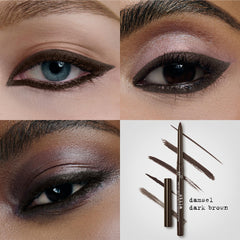 Stila Stay All Day Smudge and Set gel liner smudged into shadow for versatile looks