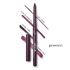 stila Stay All Day Smudge & Set gel liner used on waterline for definition.