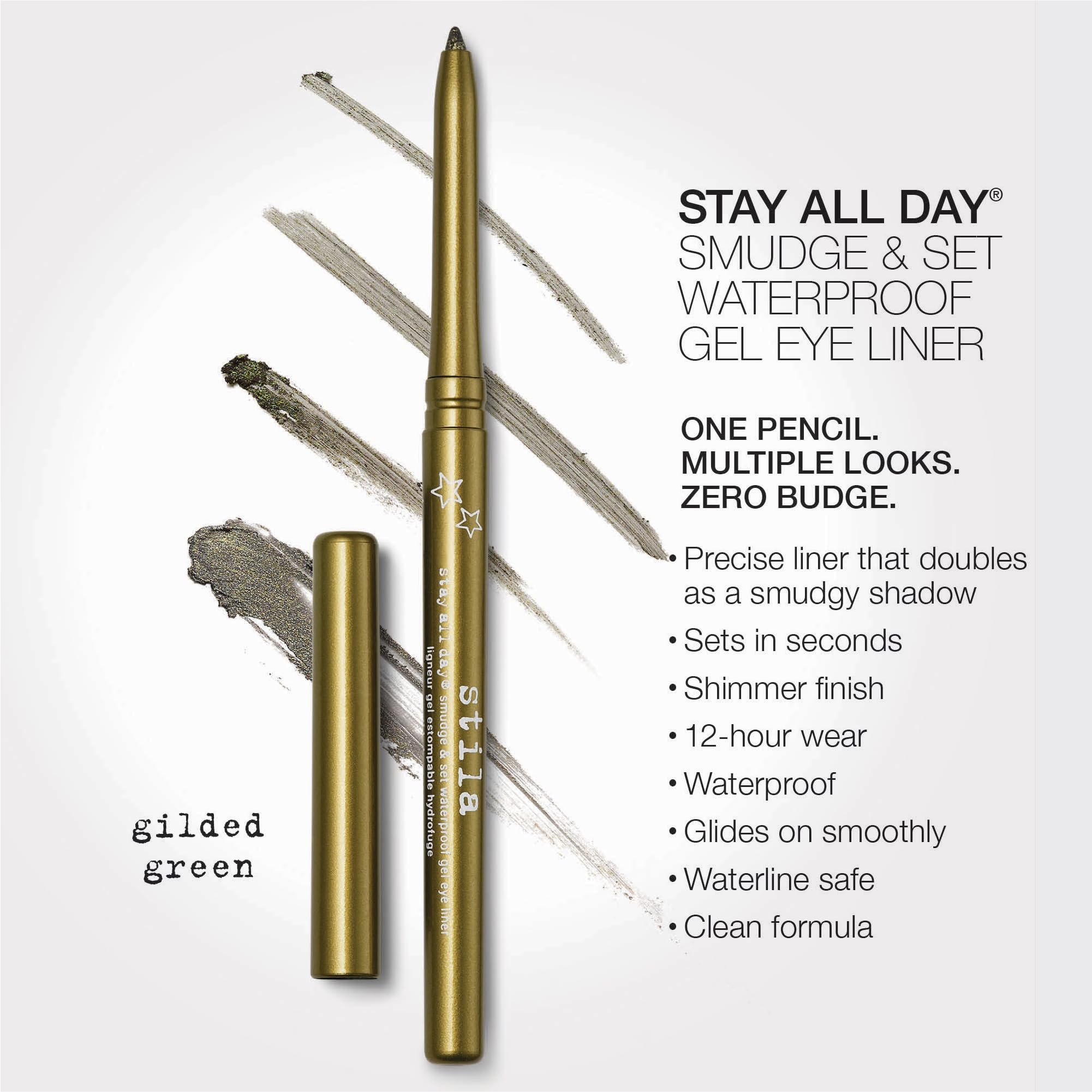 Stila Stay All Day Smudge & Set swatch on skin showing rich color payoff