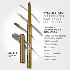 Stila Stay All Day Smudge & Set swatch on skin showing rich color payoff