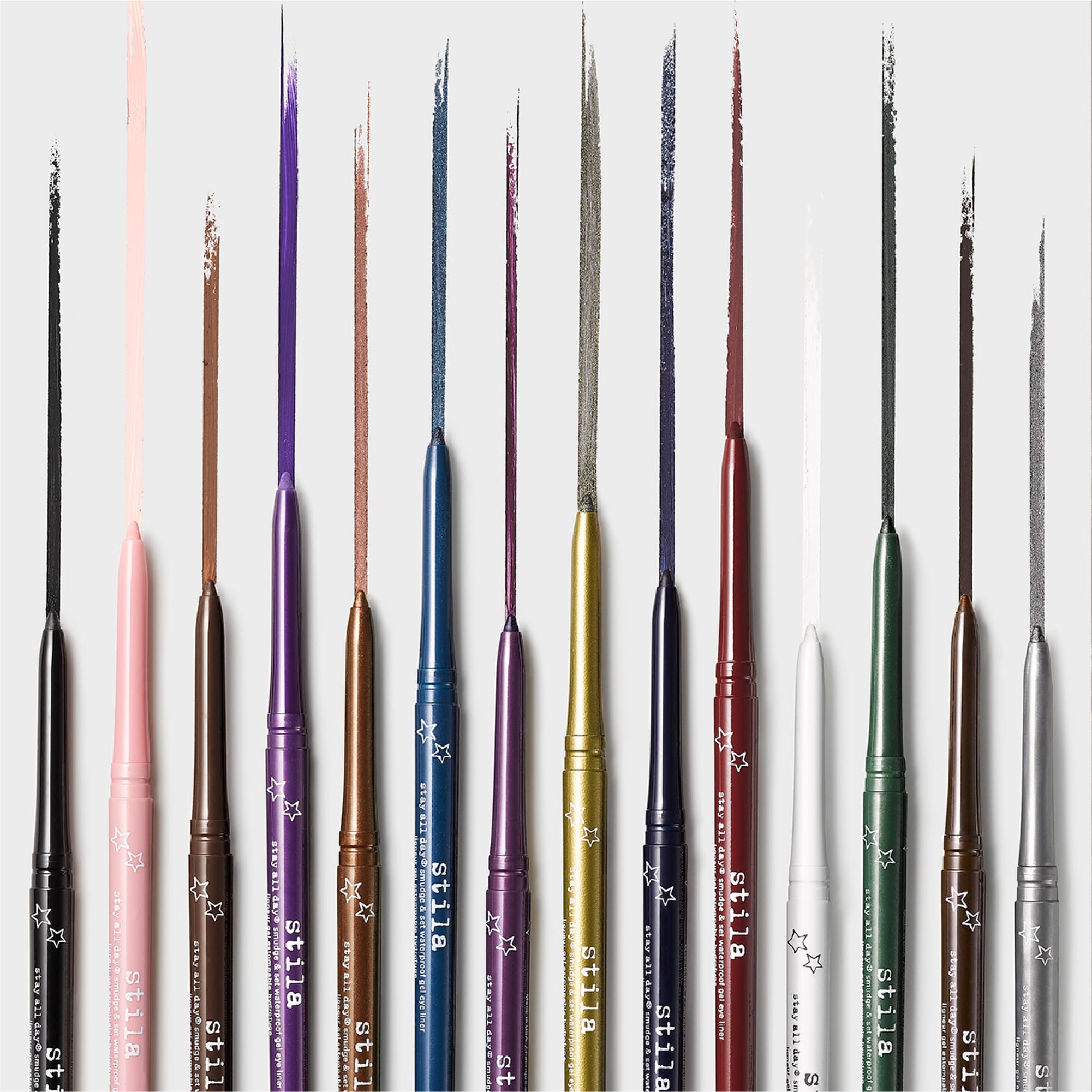 Stila Stay All Day gel liner offers rich color payoff in a single swipe