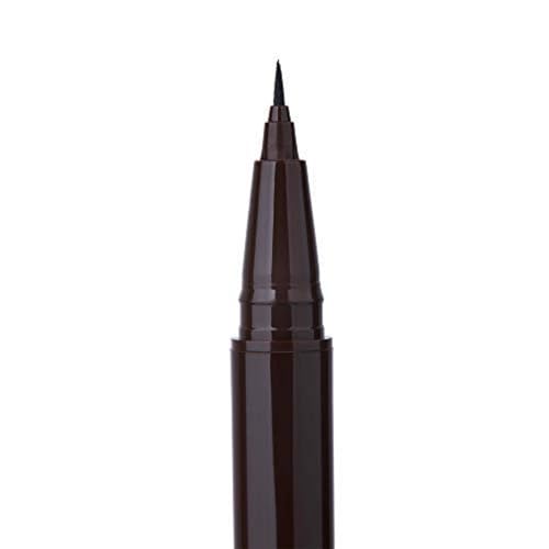 Stila Stay All Day Waterproof Liquid Eye Liner Micro Tip on dark brown shade enhances definition without smudging.