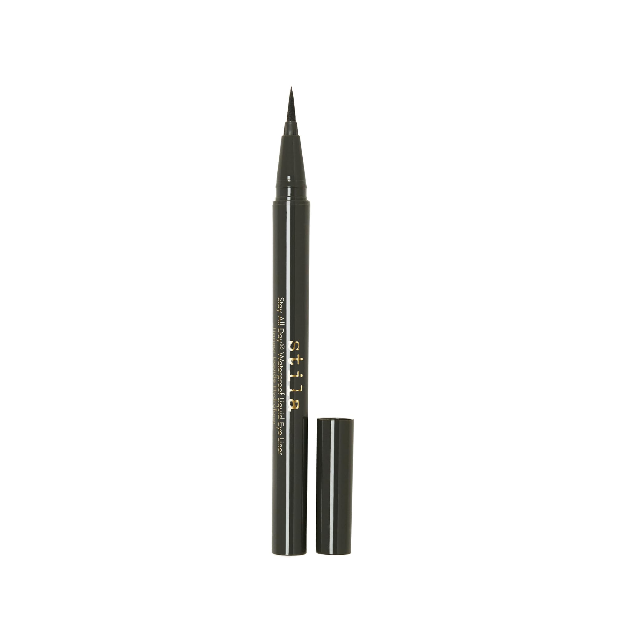 Stila Waterproof Liquid Eye Liner tip closeup for precise control.