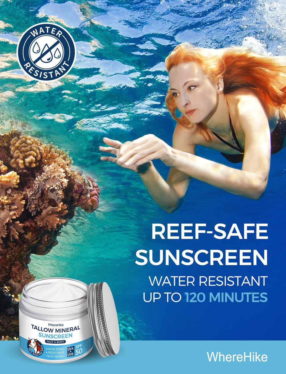 Protección resistente al agua, ideal para actividades al aire libre.