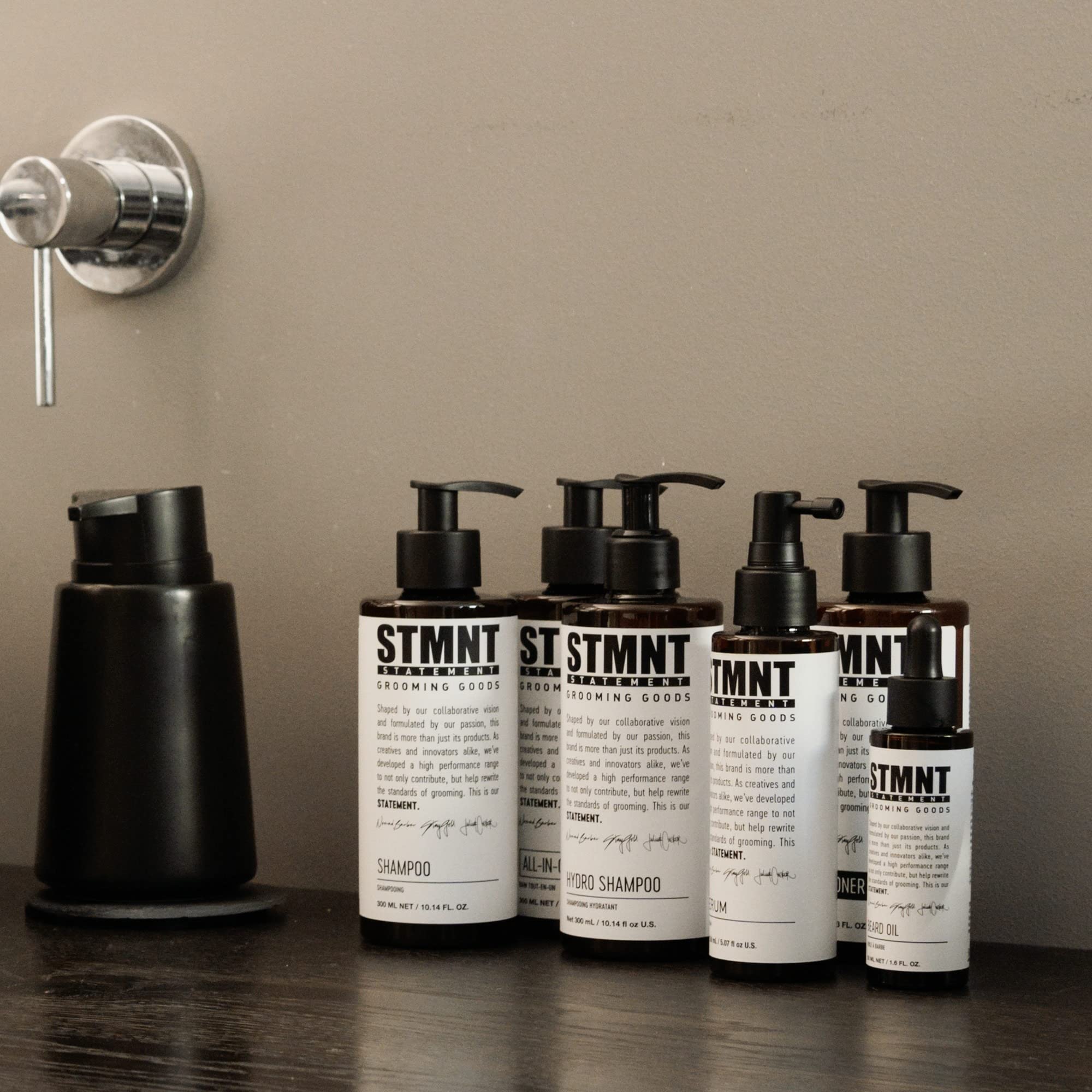 STMNT Acondicionador, aroma cítrico y lavanda; experiencia relajante.