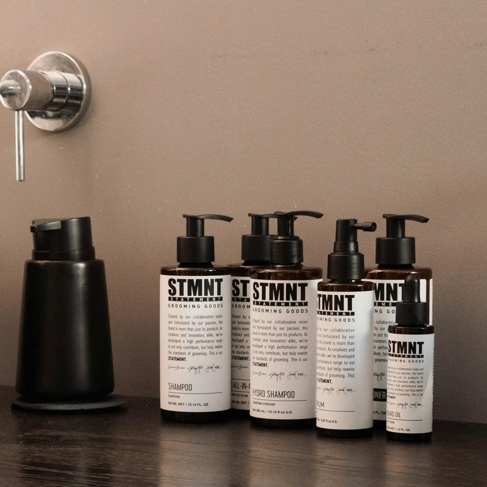 STMNT Acondicionador, aroma cítrico y lavanda; experiencia relajante.
