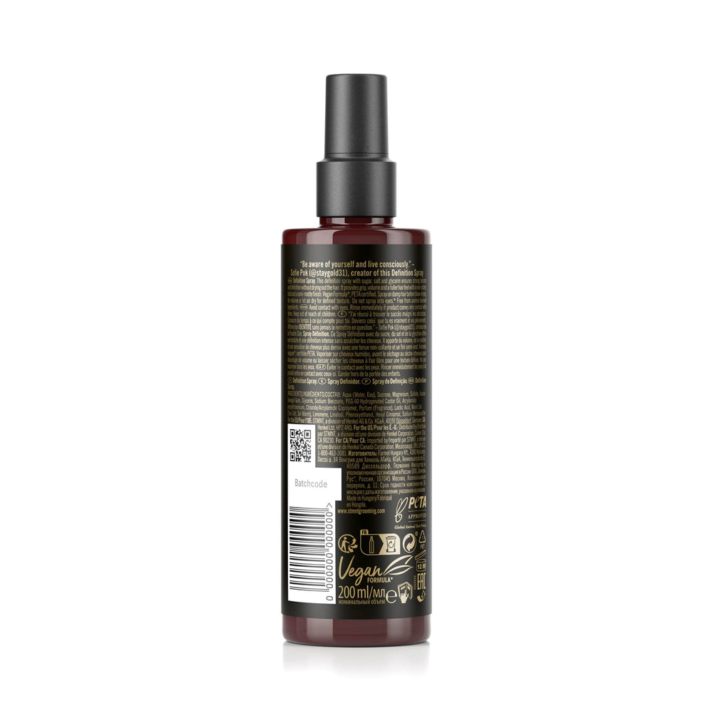 STMNT Definición Spray bruma suave aporta cuerpo y agarre al peinado