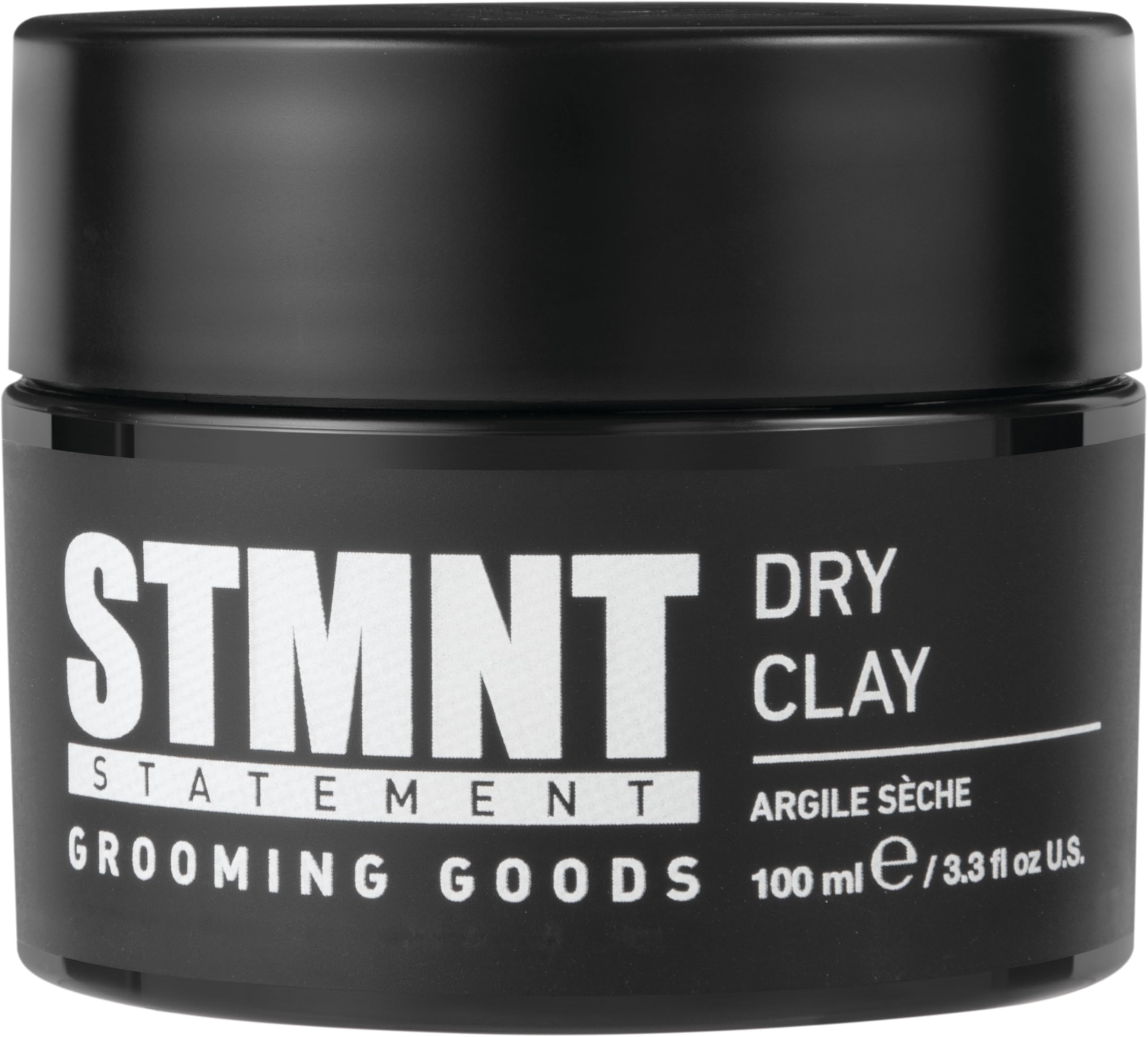 STMNT Dry Clay bottle showcasing premium matte finish for bold styling.