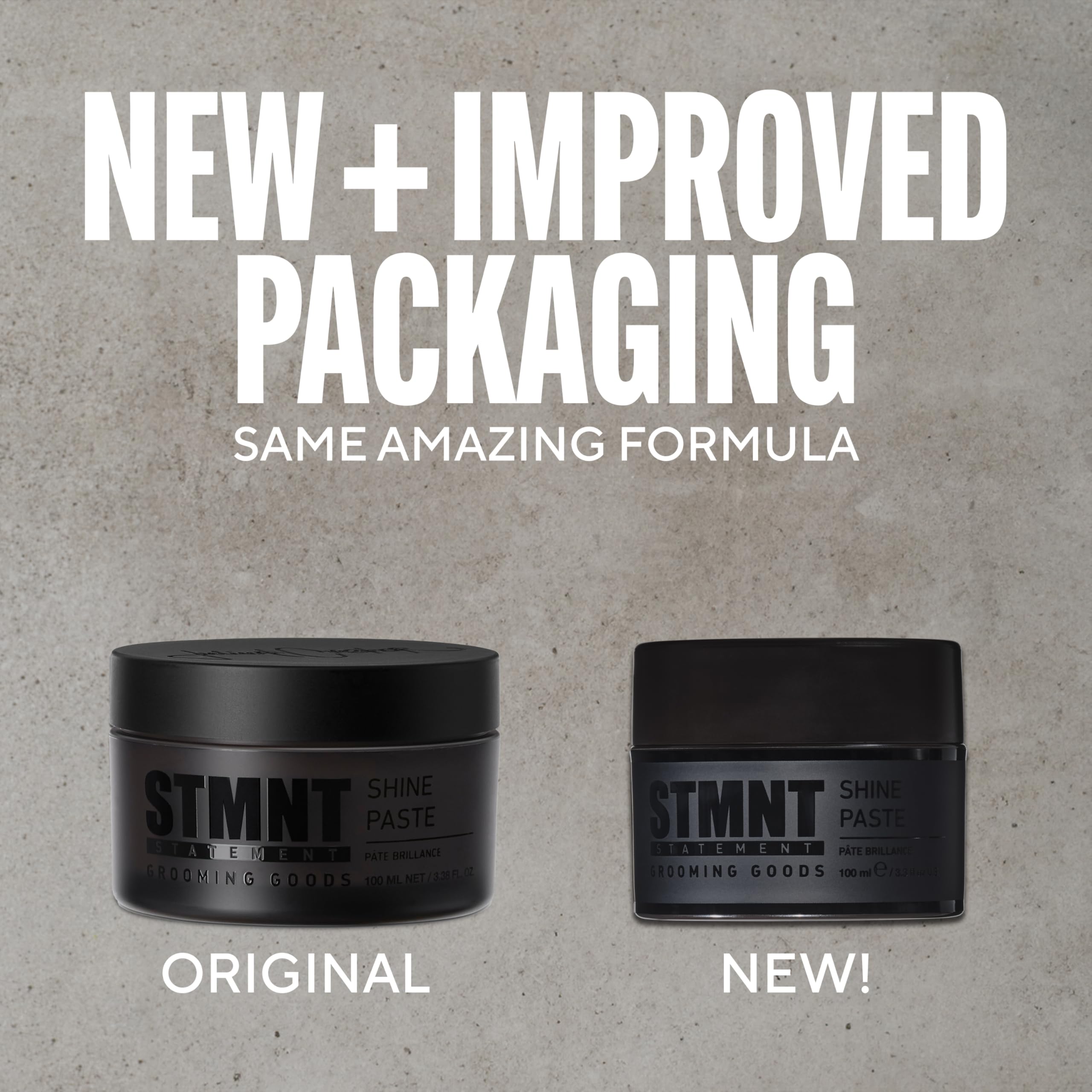 STMNT Shine Paste used on damp hair before drying for texture