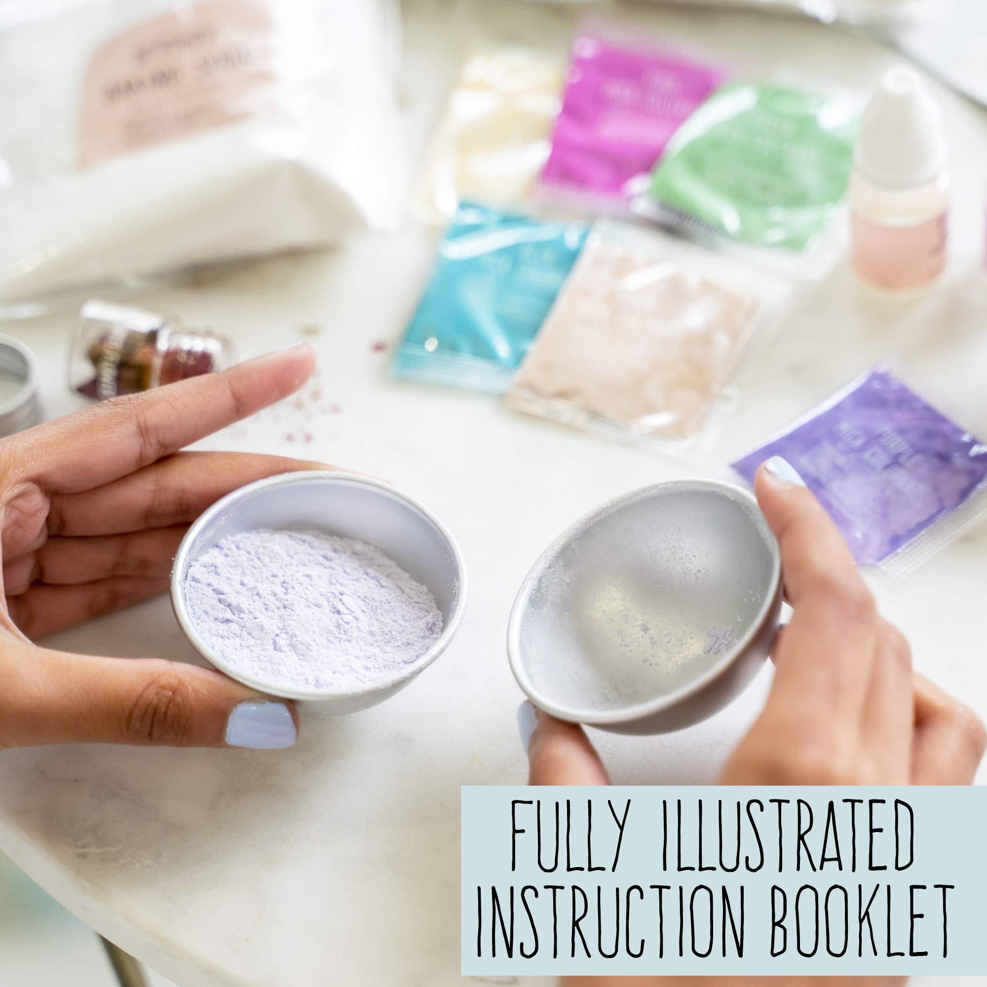 STMT D.I.Y. Bath Bomb Kit mica de 6 colores para mezclas creativas