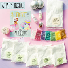 STMT D.I.Y. Bath Bomb Kit rosas secas para aroma floral relajante