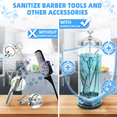 STNFAREBI anti-slip base keeps jar stable on countertops.