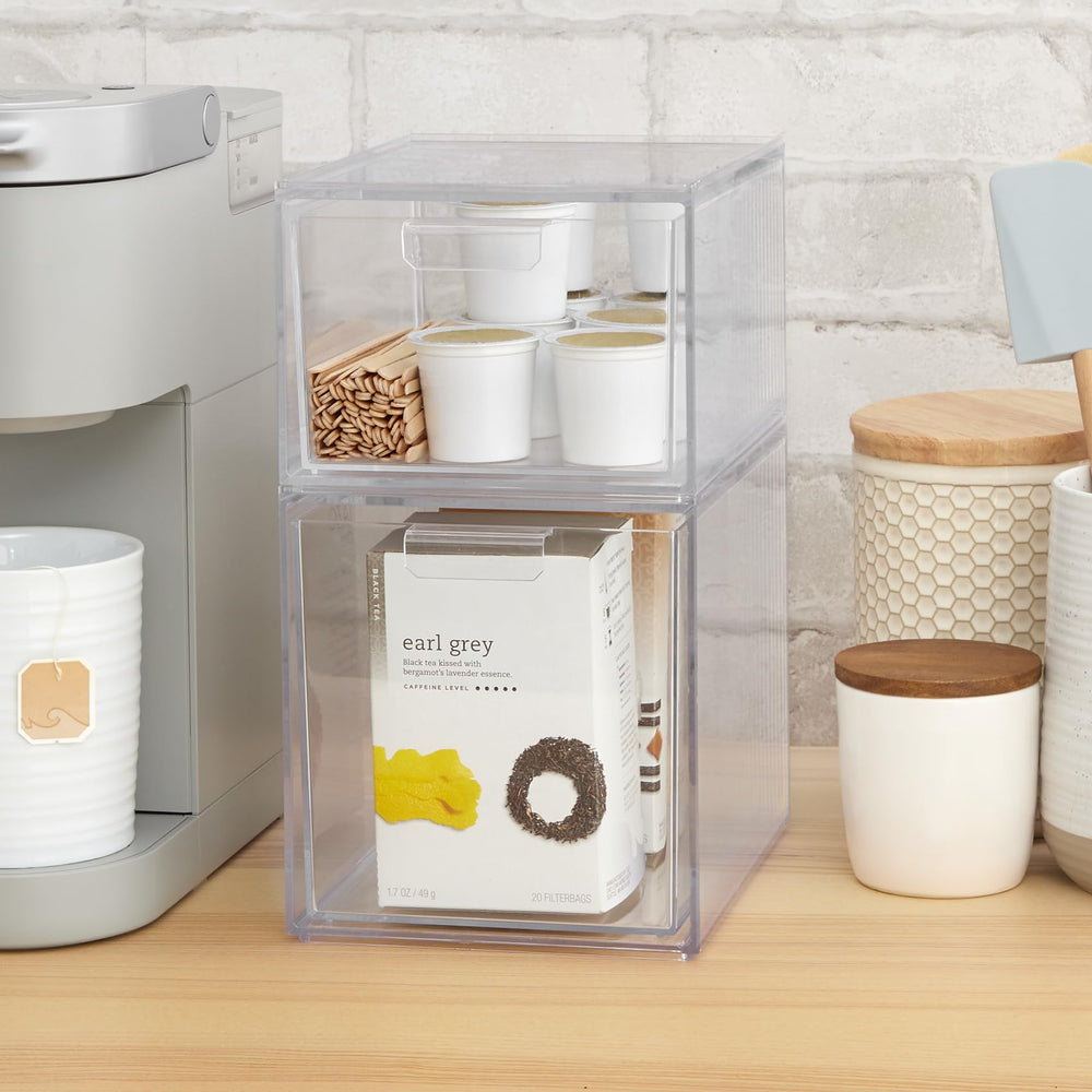 STORi Audrey clear acrylic storage ideal for kitchen utensils and tools.